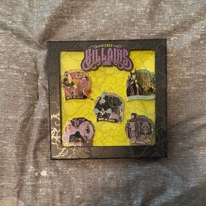 Disney Villains Pin Collection - Purple and Yellow